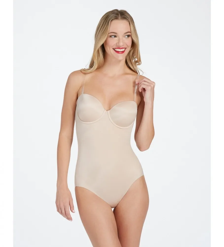 SPANX BODY MOLDEADOR SIN TIRANTES 10205R CHAMPAGNE BEIGE