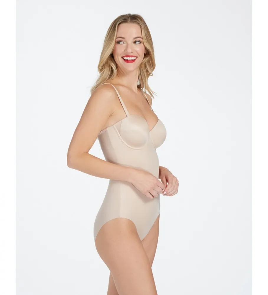 SPANX BODY MOLDEADOR SIN TIRANTES 10205R CHAMPAGNE BEIGE